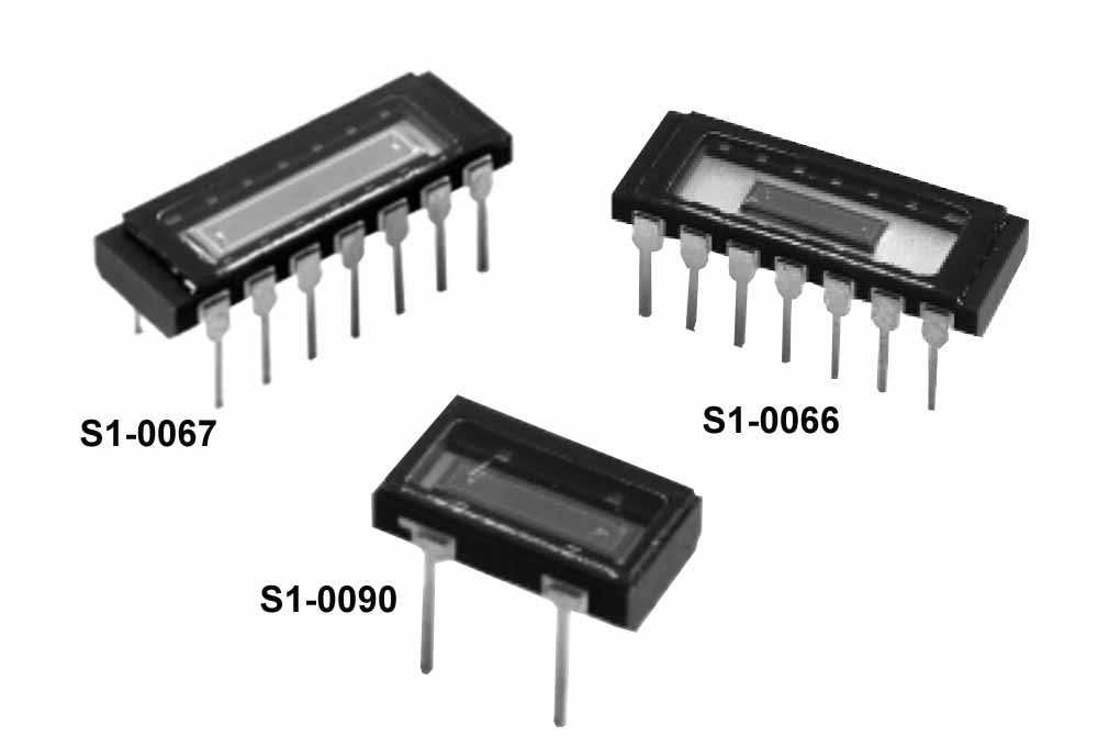  One-Dimensional PSDs with Stray-Light Elimination